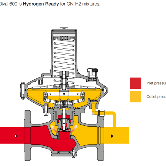 PRESSURE REGULATOR: DIVAL 600G MP