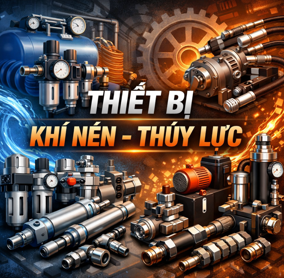 THIẾT BỊ KHÍ NÉN - THỦY LỰC / PNEUMATIC - HYDRAULIC 